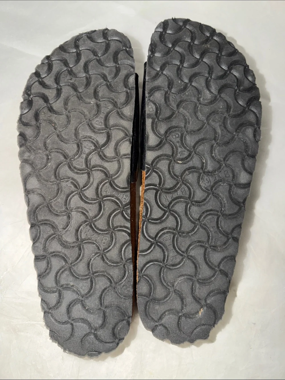 Birkenstock Black Patent Single Strap Slide Sandals Size 40